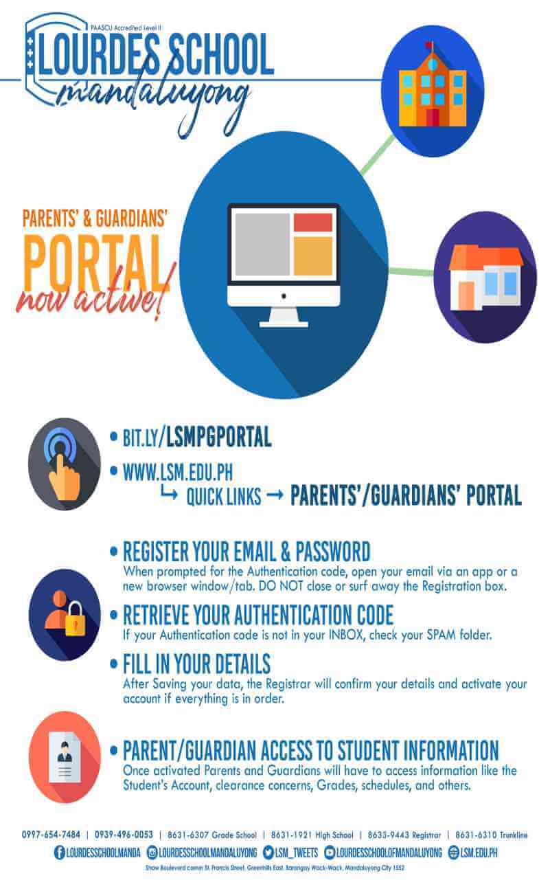 Parents' and Guardians' Portal is now active