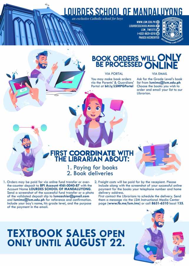 Book orders will Only be process online