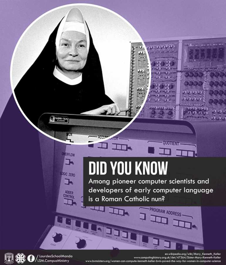 March is Women's History Month; let us remember Sr. Mary Kenneth Keller