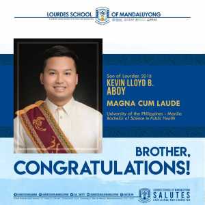 Son of Lourdes 2018 – Kevin Lloyd B. ABoy