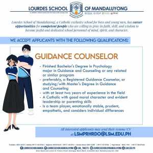 Career Opportunities - Guidance Counselor